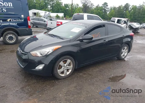 2012 Hyundai Elantra Gls (Ulsan Plant) из США, поврежденный, VIN KMHDH4AE3CU183463
